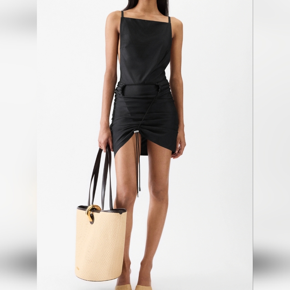 Jacquemus Spiaggia Dress Size XS Black - Picture 3 of 8